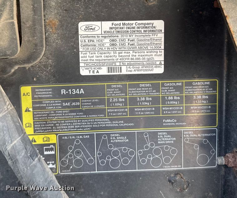 image for item EM2311 2010 Ford E450 delivery truck