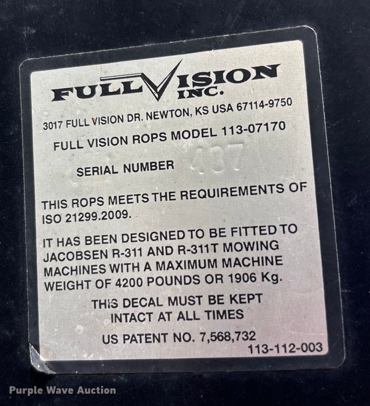 image for item EN5558 Jacobson lawn mower