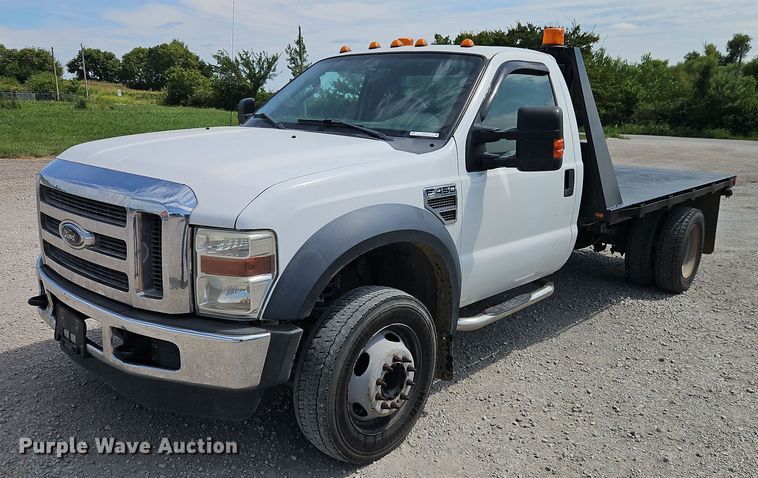 2008 Ford F-450 Flatbed Truck VIN: 1FDXF46Y88ED82810 Lot: 999310732
