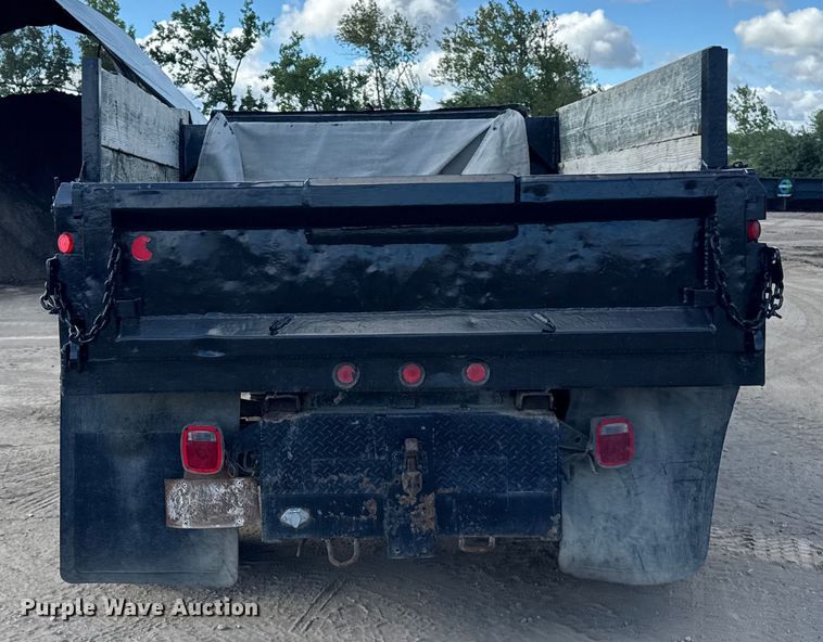 image for item ER0002 1995 Ford F350 Crew Cab dump bed pickup truck