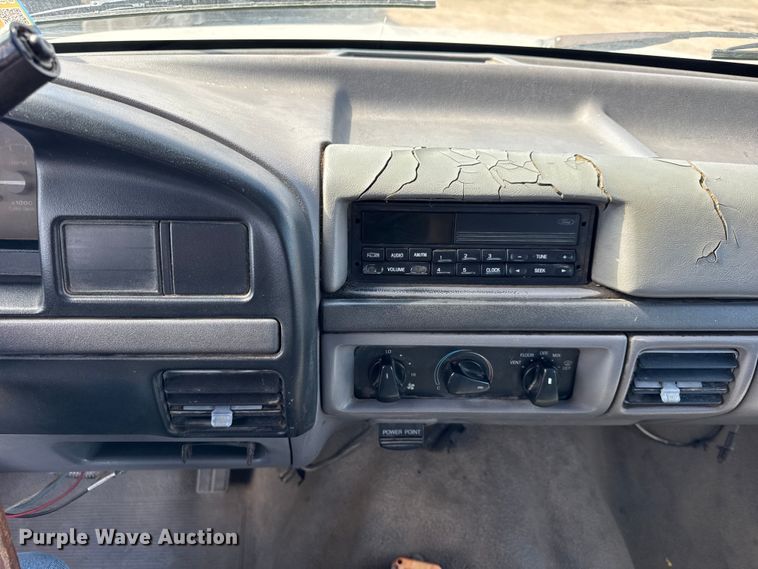 image for item ER0002 1995 Ford F350 Crew Cab dump bed pickup truck