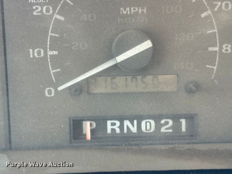 image for item ER0002 1995 Ford F350 Crew Cab dump bed pickup truck