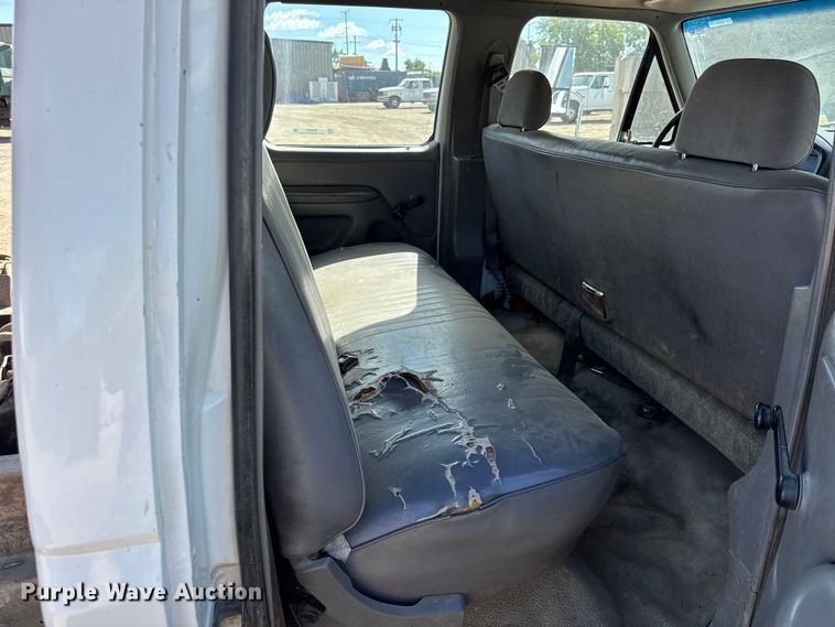 image for item ER0002 1995 Ford F350 Crew Cab dump bed pickup truck