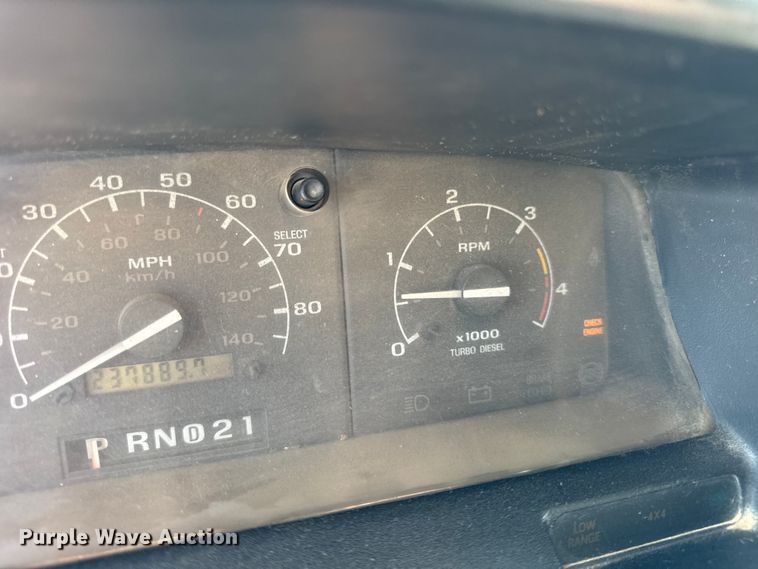 image for item ER0003 1995 Ford F350 Crew Cab dump bed pickup truck