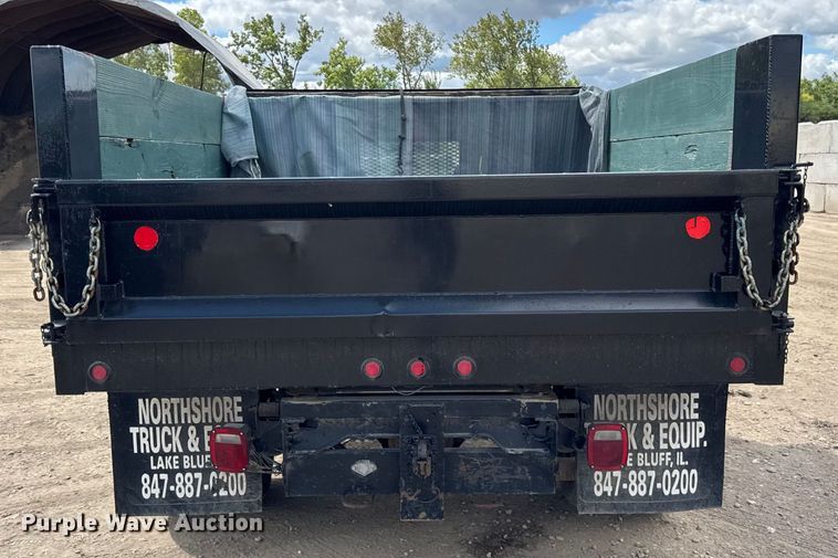 image for item ER0006 1995 Ford F350 Crew Cab dump bed pickup truck