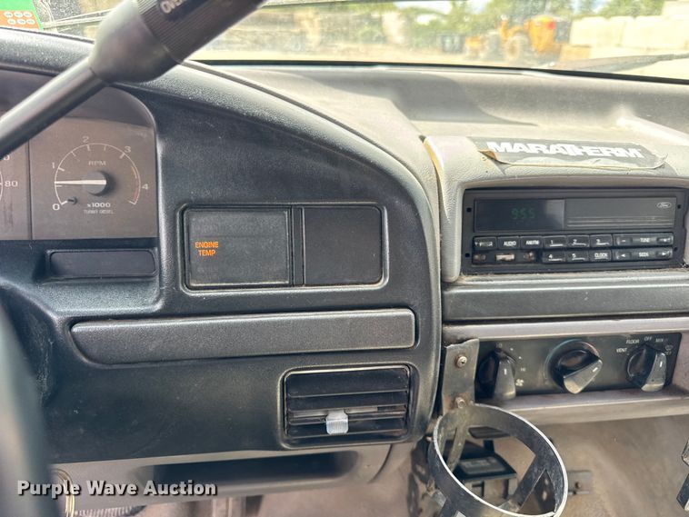 image for item ER0006 1995 Ford F350 Crew Cab dump bed pickup truck