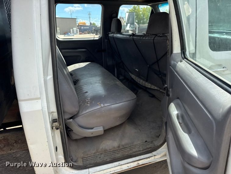 image for item ER0006 1995 Ford F350 Crew Cab dump bed pickup truck