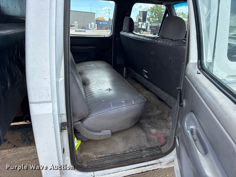 image for item ER0007 1995 Ford F350 Crew Cab dump bed pickup truck