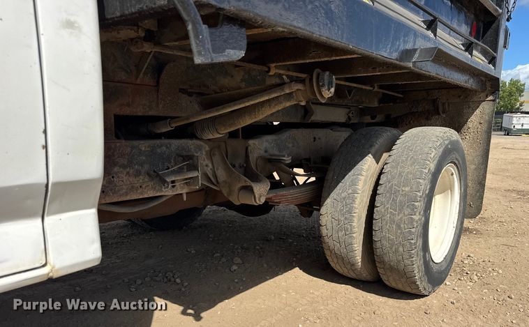 image for item ER0008 1995 Ford F350 Crew Cab dump bed pickup truck