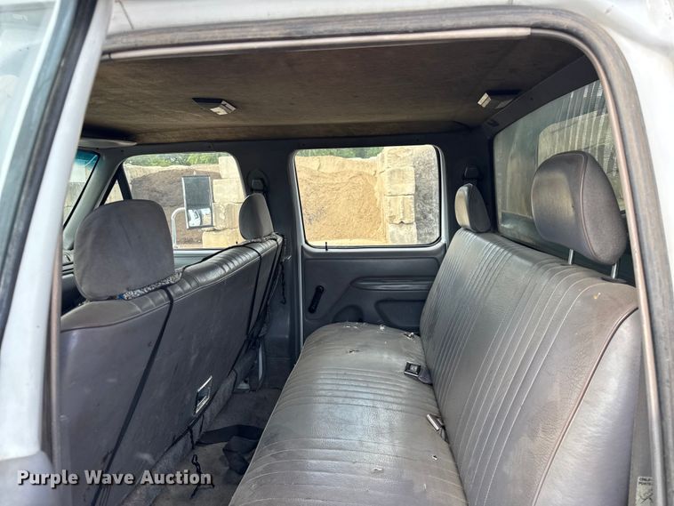 image for item ER0008 1995 Ford F350 Crew Cab dump bed pickup truck