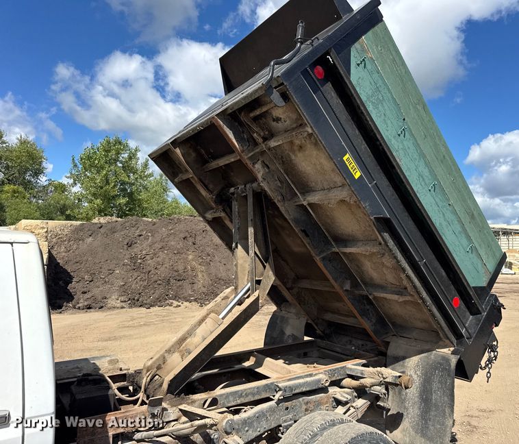 image for item ER0009 1995 Ford F350 Crew Cab dump bed pickup truck