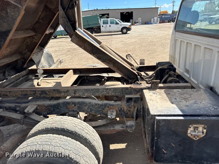 image for item ER0009 1995 Ford F350 Crew Cab dump bed pickup truck