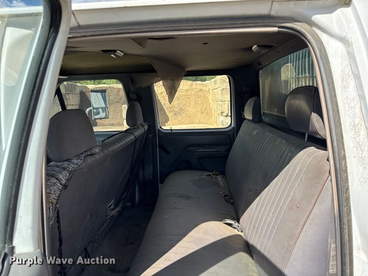 image for item ER0009 1995 Ford F350 Crew Cab dump bed pickup truck