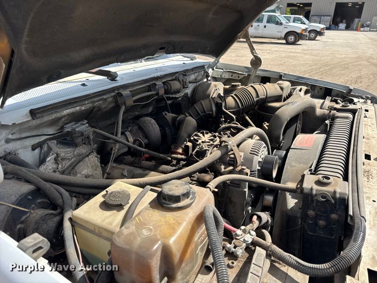 image for item ER0009 1995 Ford F350 Crew Cab dump bed pickup truck