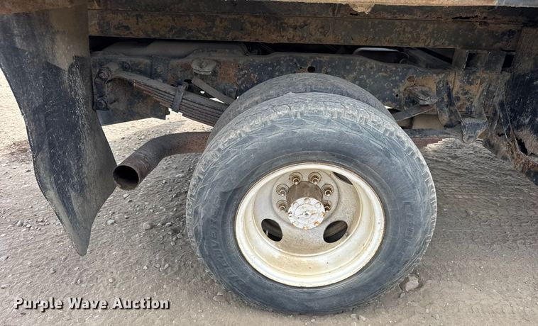 image for item ER0009 1995 Ford F350 Crew Cab dump bed pickup truck