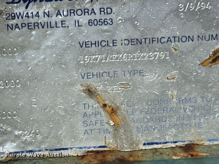 image for item ER0011 1994 Dynaweld equipment trailer