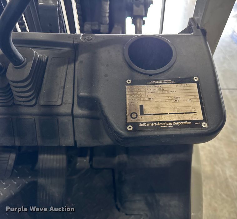 image for item ER0019 2016 UniCarriers PF50  forklift