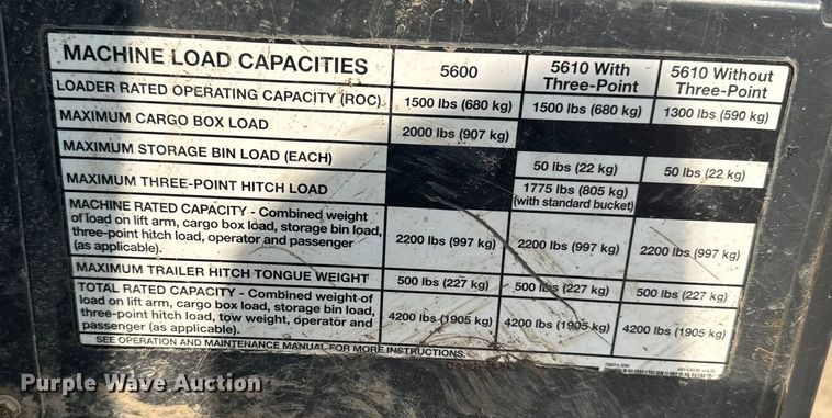 image for item ER2261 2014 Bobcat 5600 Toolcat utility vehicle