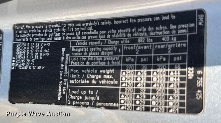 image for item ER2288 2001 BMW 330Ci 