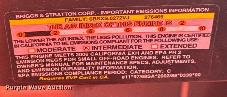 image for item ER2306 Badboy Pro series ZTR lawn mower