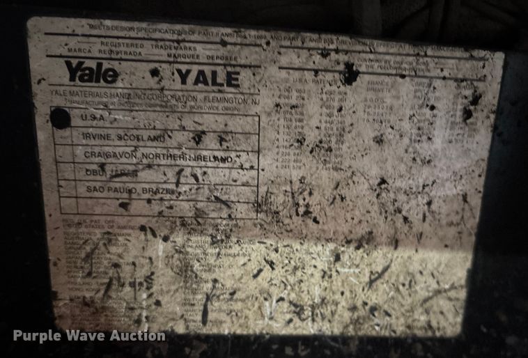 image for item ET4520 Yale Forklift forklift