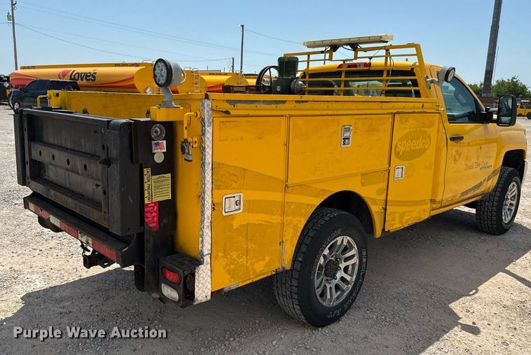 image for item EU2078 2015 Chevrolet Silverado 3500HD utility bed pickup truck