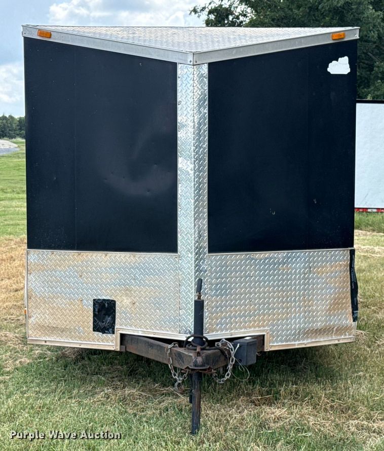 image for item EU2144 2015 Covered Wagon Trailers CW7X14TA2 enclosed cargo trailer