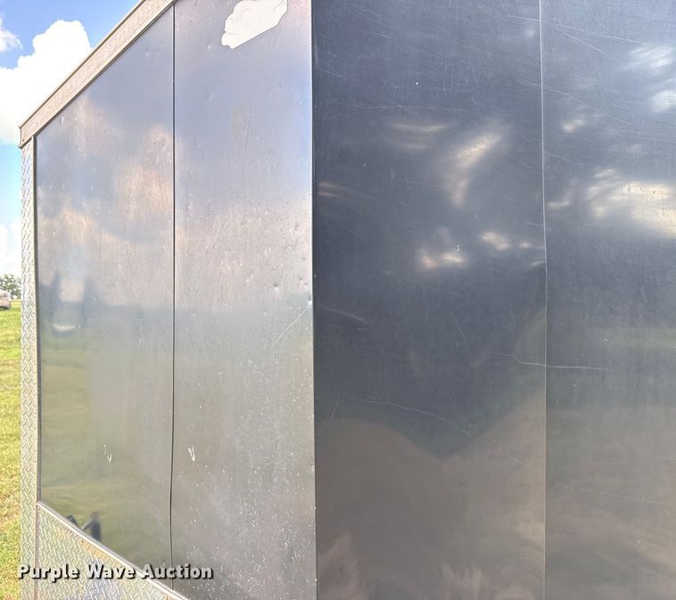 image for item EU2144 2015 Covered Wagon Trailers CW7X14TA2 enclosed cargo trailer