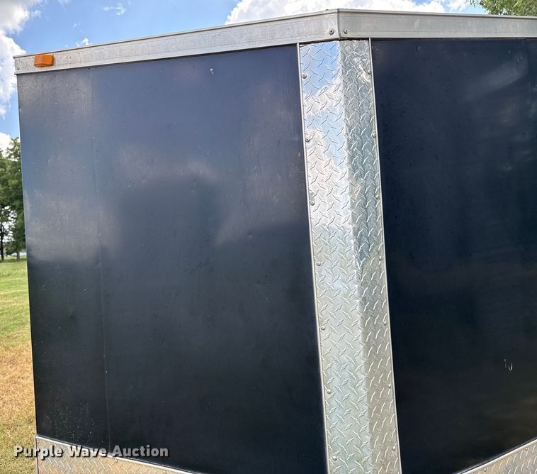 image for item EU2144 2015 Covered Wagon Trailers CW7X14TA2 enclosed cargo trailer