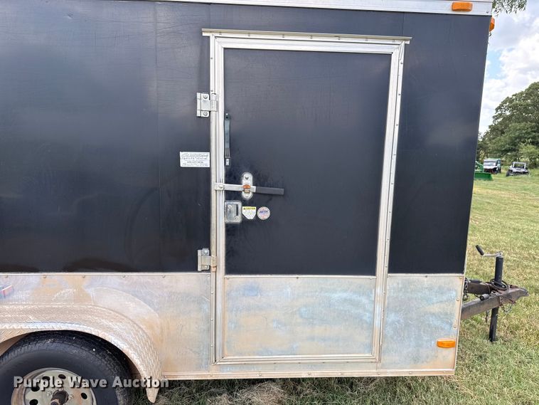 image for item EU2144 2015 Covered Wagon Trailers CW7X14TA2 enclosed cargo trailer