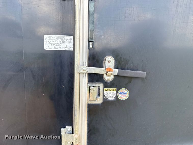 image for item EU2144 2015 Covered Wagon Trailers CW7X14TA2 enclosed cargo trailer