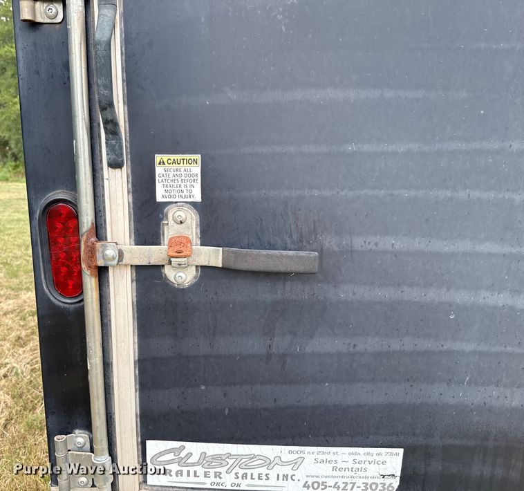 image for item EU2144 2015 Covered Wagon Trailers CW7X14TA2 enclosed cargo trailer