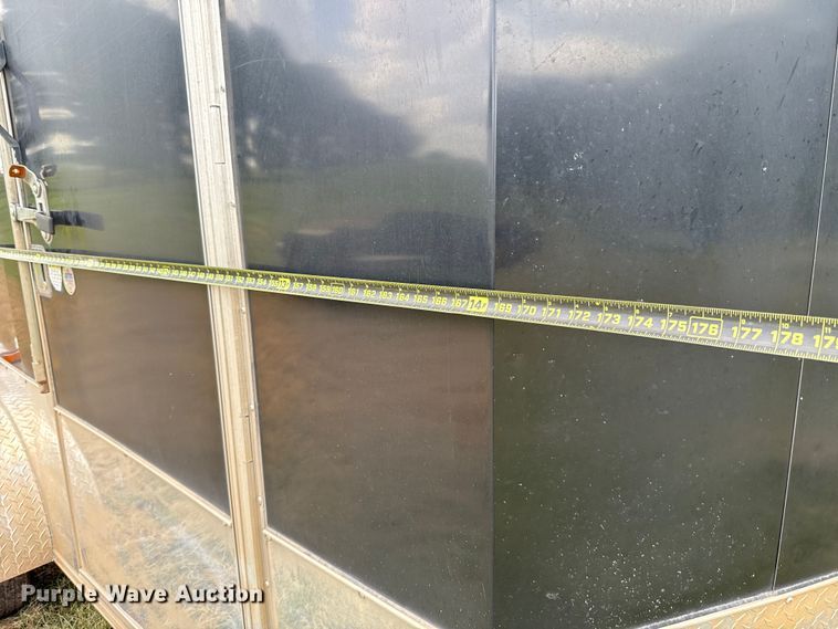 image for item EU2144 2015 Covered Wagon Trailers CW7X14TA2 enclosed cargo trailer