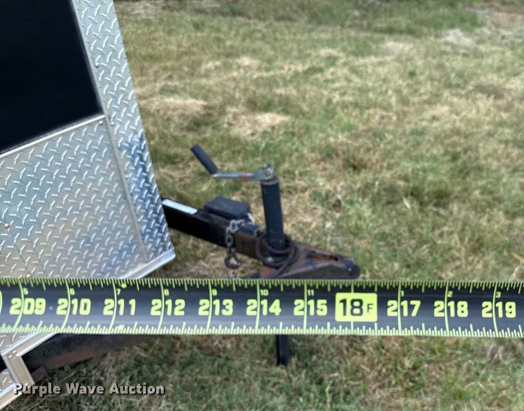 image for item EU2144 2015 Covered Wagon Trailers CW7X14TA2 enclosed cargo trailer