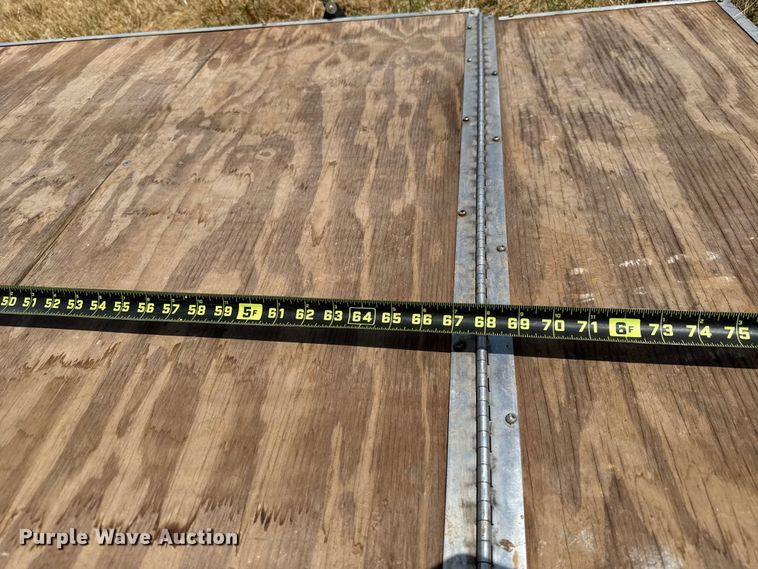 image for item EU2144 2015 Covered Wagon Trailers CW7X14TA2 enclosed cargo trailer