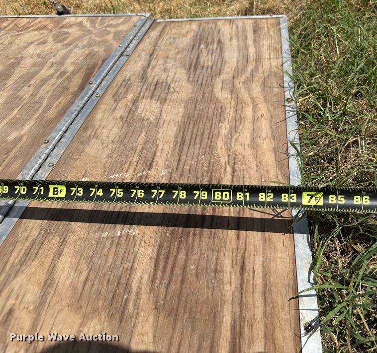 image for item EU2144 2015 Covered Wagon Trailers CW7X14TA2 enclosed cargo trailer