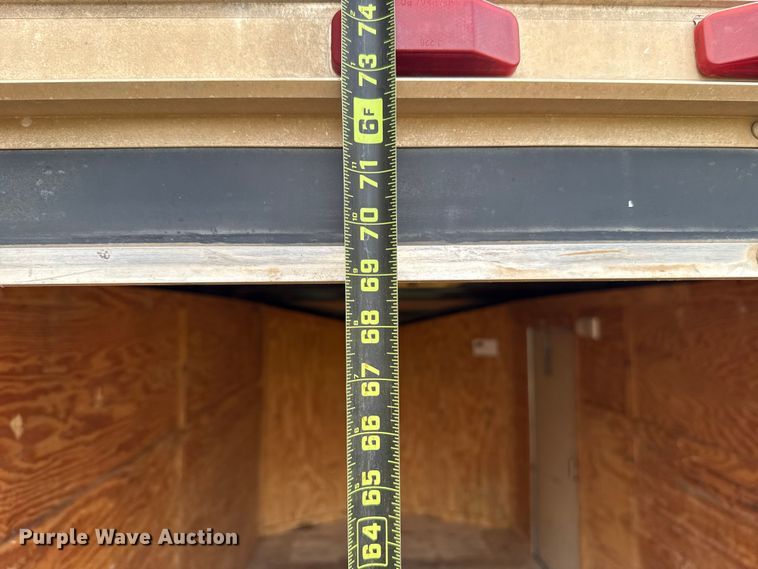 image for item EU2144 2015 Covered Wagon Trailers CW7X14TA2 enclosed cargo trailer