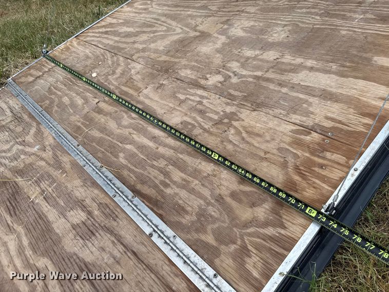 image for item EU2144 2015 Covered Wagon Trailers CW7X14TA2 enclosed cargo trailer