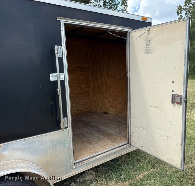 image for item EU2144 2015 Covered Wagon Trailers CW7X14TA2 enclosed cargo trailer