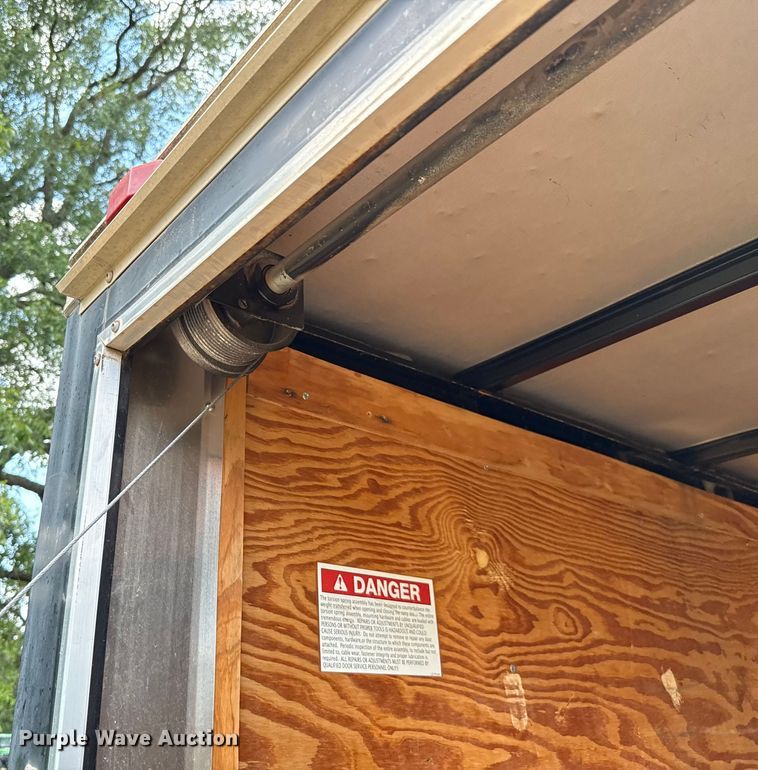 image for item EU2144 2015 Covered Wagon Trailers CW7X14TA2 enclosed cargo trailer