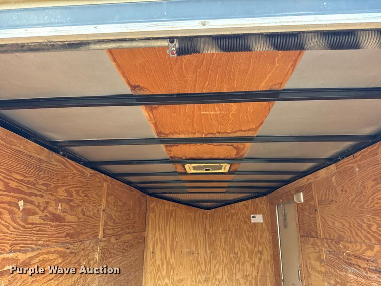 image for item EU2144 2015 Covered Wagon Trailers CW7X14TA2 enclosed cargo trailer