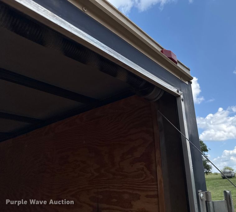 image for item EU2144 2015 Covered Wagon Trailers CW7X14TA2 enclosed cargo trailer