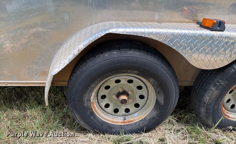 image for item EU2144 2015 Covered Wagon Trailers CW7X14TA2 enclosed cargo trailer