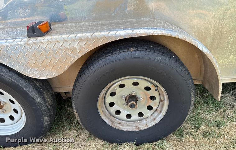 image for item EU2144 2015 Covered Wagon Trailers CW7X14TA2 enclosed cargo trailer