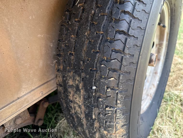 image for item EU2144 2015 Covered Wagon Trailers CW7X14TA2 enclosed cargo trailer