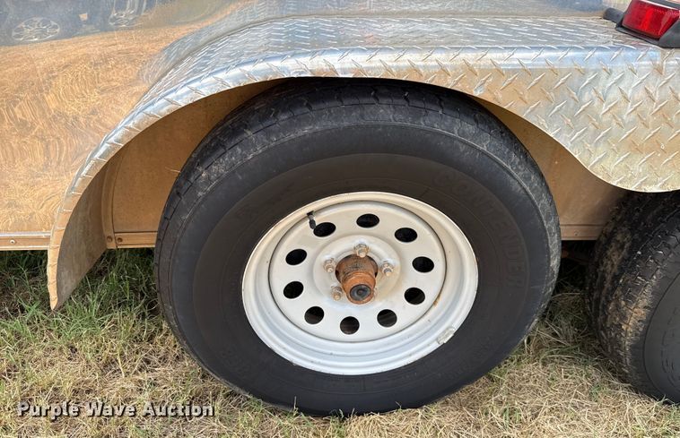 image for item EU2144 2015 Covered Wagon Trailers CW7X14TA2 enclosed cargo trailer