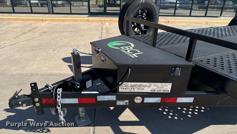 image for item EU2157 2024 BCL Fabrication tilt deck utility trailer