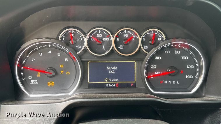 image for item EU2213 2021 Chevrolet Silverado 3500HD utility bed pickup truck