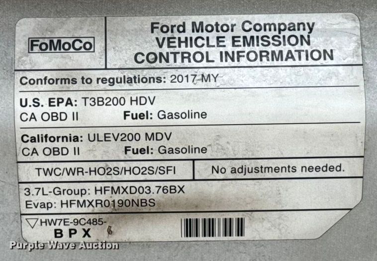 image for item EU2215 2017 Ford Transit 150 van