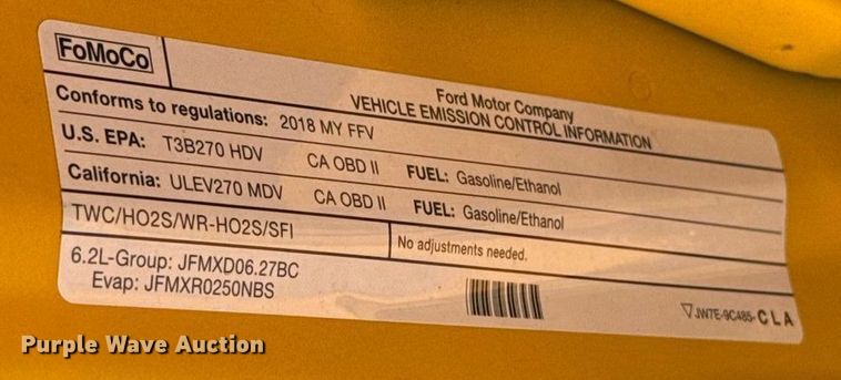 image for item EU2217 2018 Ford F350 Super Duty  utility bed pickup truck